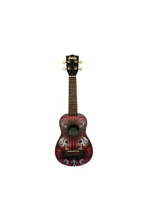 Ukadelic MK-SSKULLS Ukulele Soprano Offerta Speciale
