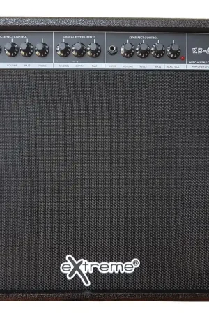 A Buon Prezzo EXTREME KBA60 AMPLIFICATORE PER TASTIERA 60W INPUT JACK 6.3mm EQ SPEAKER 12″