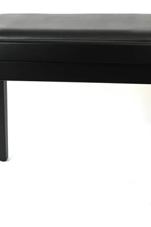 A Buon Prezzo EXTREME PJ018 BK SA BLACK PIANO BENCH PANCHETTA PIANOFORTE RETTANGOLARE NERA SATINATA REGOLABILE