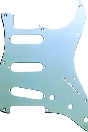 11-Hole Modern-Style Plated Brass Stratocaster S/S/S Pickguards Compra Online
