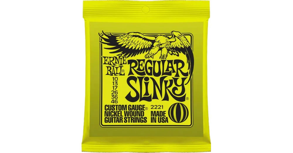 Ernie Ball 2221 Regular Slinky 10/46 Direttamente Dal Produttore