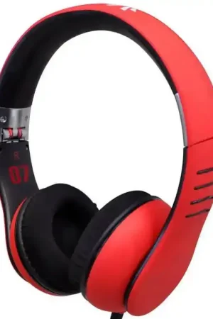 VESTAX HMX 07 RED CUFFIA PER DJ SOVRAURALE CON DRIVER DINAMICO DA 40MM Ultime Pezzi