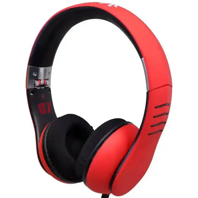 VESTAX HMX 07 RED CUFFIA PER DJ SOVRAURALE CON DRIVER DINAMICO DA 40MM Ultime Pezzi