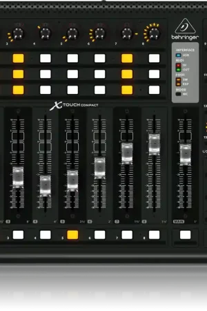 A Buon Prezzo BEHRINGER X-TOUCH COMPACT CONTROLLER MIDI USB 9 FADER MOTORIZZATI SENSIBILI 16 ENCODER 34 TASTI
