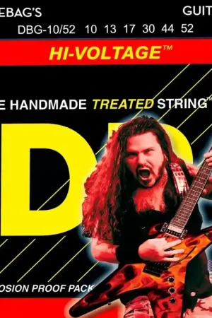 Bestseller DR STRINGS DBG-10/52 Dimebag Darrel Signature CORDE PER CHITARRA ELETTRICA NICKEL WOUND BIG HEAVY – 010/052